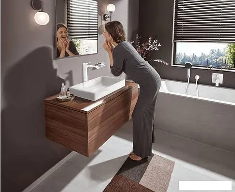 Душевая лейка Hansgrohe Pulsify Select 105 3jet Activation 24100700 (белый матовый)