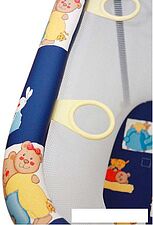 Манеж-кровать Globex Квадрат (синий)