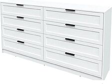 Комод Интерлиния Концепт Тренд КТ-К197 (белый платинум/белый)