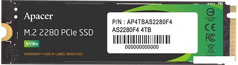 SSD Apacer AS2280F4 4TB AP4TBAS2280F4-1