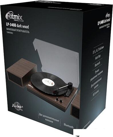 Виниловый проигрыватель Ritmix LP-340B