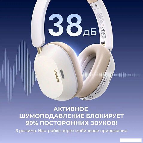 Наушники Ugreen HiTune Max5c (белый)