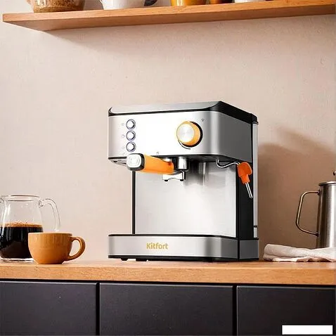 Рожковая кофеварка Kitfort KT-7440