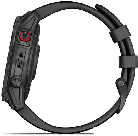Умные часы Garmin Epix Sapphire Gen 2 (черный титан/черный)