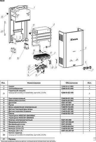 Газовая колонка NEVA 4610