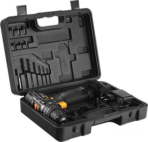 Ударная дрель-шуруповерт Deko GCD12DU3 SET4 063-4038 (с 2-мя АКБ, кейс, набор оснастки)