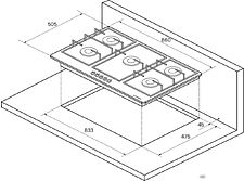 Варочная панель KUPPERSBERG FV9TGRZ ANT (серебристый)