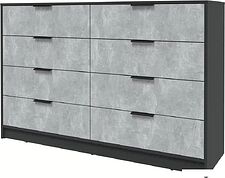 Комод Интерлиния Концепт КТ-К157 (бетон/антрацит)