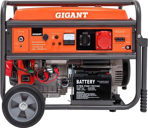 Бензиновый генератор Gigant GGL-7000ЕS-3