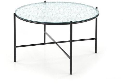 Журнальный столик Halmar Rosalia 70x41 (бесцветный/черный)