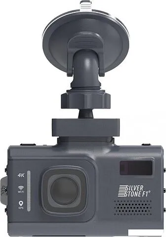 Видеорегистратор-радар детектор-GPS информатор (3в1) SilverStone F1 Hybrid Uno Sport 4K Wi-Fi