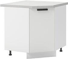 Шкаф напольный Mio Tesoro Пасадена ШНУ 850 угловой (белый/белый бриллиант)