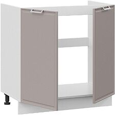 Шкаф напольный Трия Белладжио 1Н8М (белый/софт капучино)