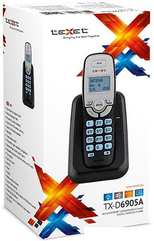 Радиотелефон TeXet TX-D6905A (черный)