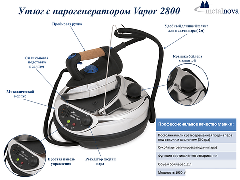 Утюг Metalnova Vapor 2800