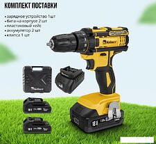 Дрель-шуруповерт Kolner KCD 18LC (с 2-мя АКБ, кейс)