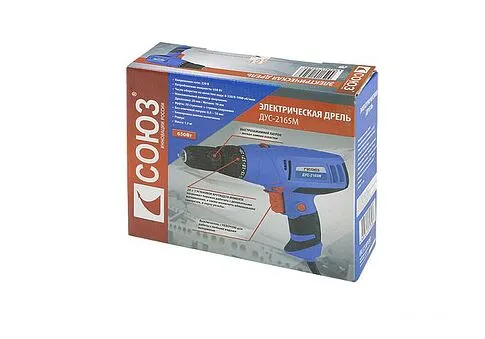 Дрель-шуруповерт Союз ДУС-2165М