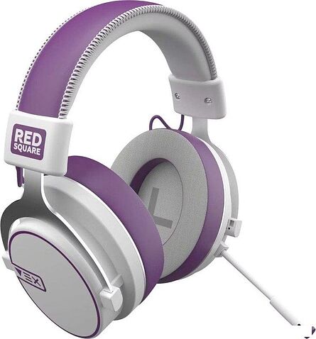 Наушники Red Square V3X (белый/фиолетовый)