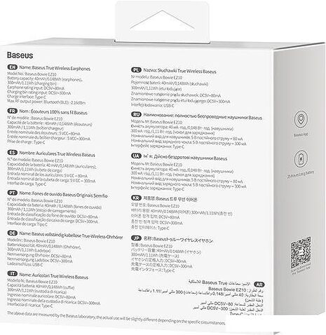 Наушники Baseus Bowie EZ10 (черный)