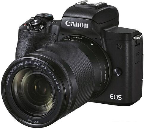 Беззеркальный фотоаппарат Canon EOS M50 Mark II Kit EF-M 18-150mm f/3.5-6.3 IS STM (черный)