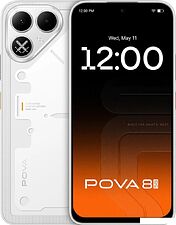Телефон Tecno Pova 8 5G LK6 8GB/128GB (пиксельный белый)