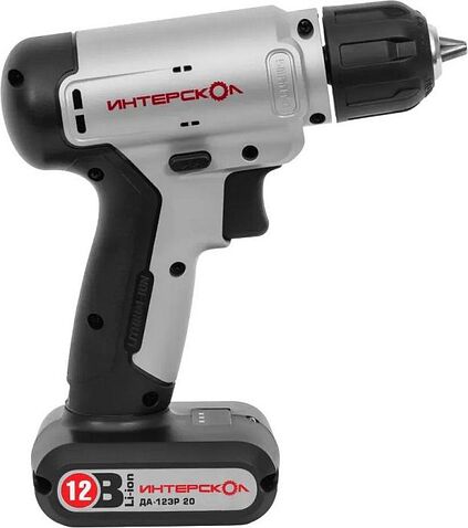 Дрель-шуруповерт Интерскол ДА-12ЭР 20 883.0.1.00 (с 1-им АКБ)