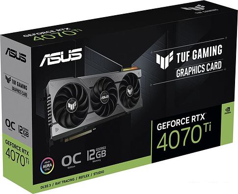 Видеокарта ASUS TUF Gaming GeForce RTX 4070 Ti 12GB GDDR6X OC Edition TUF-RTX4070TI-O12G-GAMING