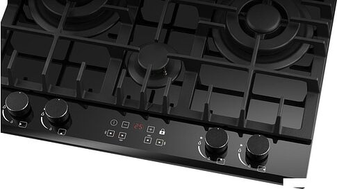 Варочная панель Weissgauff HGG 642 BGH Double Wok Timer