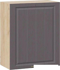 Шкаф навесной Трия Лина 1В6 с одной дверью (дуб крафт золотой/графит)