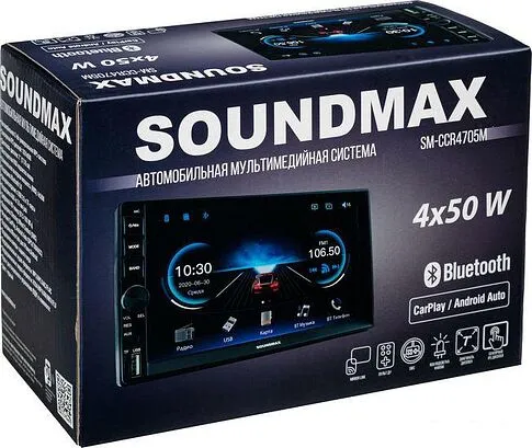 USB-магнитола Soundmax SM-CCR4705M