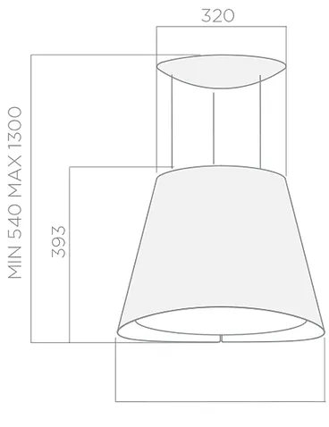 Кухонная вытяжка Elica Easy WH/F/50 [PRF0119940]