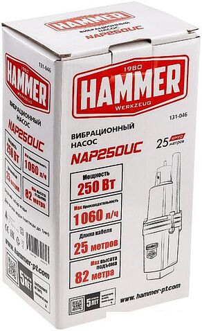Колодезный насос Hammer NAP250UC(25)