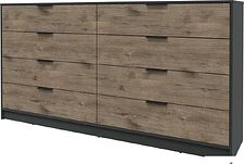 Комод Интерлиния Концепт КТ-К197 (дуб веллингтон/антрацит)