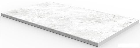 Готовая кухня Интермебель Бостон-7 2.2 (ясень капучино софт/ясень капучино софт/мрамор лацио белый)