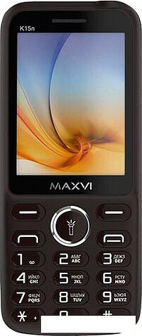 Мобильный телефон Maxvi K15n (коричневый)