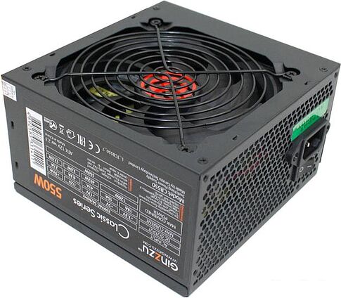 Блок питания Ginzzu CB550