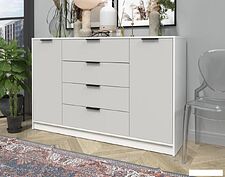 Тумба Интерлиния Концепт КТ-Т160 (персидский жемчуг/белый платинум)