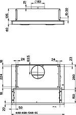Кухонная вытяжка Faber Flox IX A45 315.0567.350