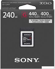 Карта памяти Sony XQD QD-G240F 240GB
