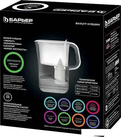 Кувшин БАРЬЕР Эверест (черный)