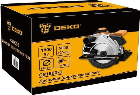 Дисковая (циркулярная) пила Deko CS1800-D 083-1101