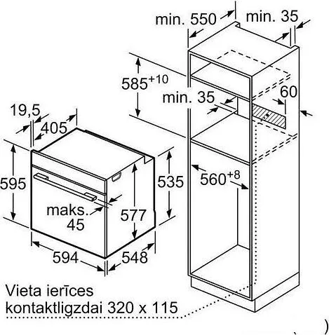 Электрический духовой шкаф Bosch HBG7721B1