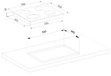 Варочная панель Weissgauff HV 642 BA Black Edition