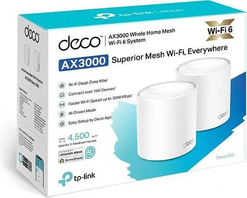 Wi-Fi система TP-Link Deco X50 (2 шт)