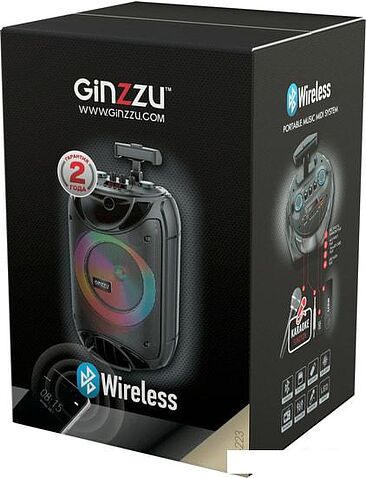 Колонка для вечеринок Ginzzu GM-223