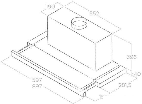 Кухонная вытяжка Elica Elite 35 GRIX/A/90