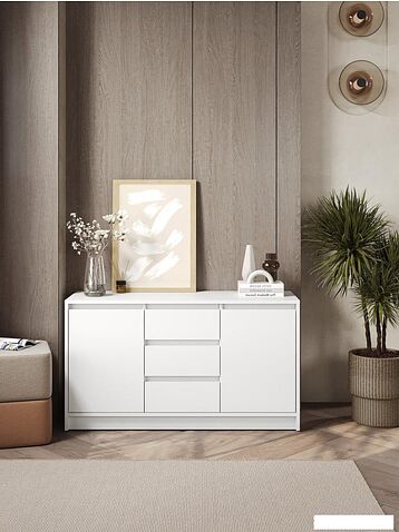 Тумба ЭлиГард Brighton RTV 2D3S (белый)