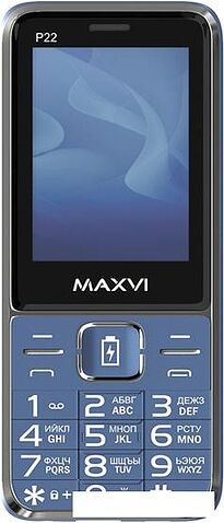 Кнопочный телефон Maxvi P22 (маренго)
