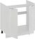 Шкаф напольный Трия Весна 1Н8М (белый/белый глянец)