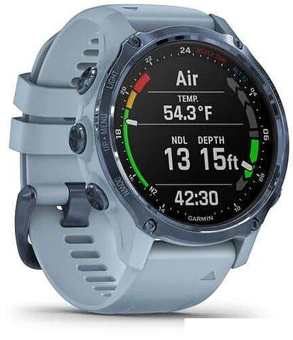 Умные часы Garmin Descent Mk2s (минеральный синий/морская волна)